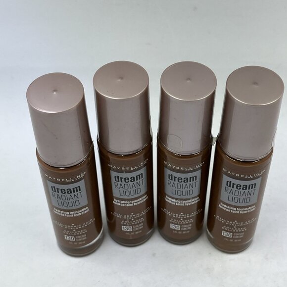 Maybelline Dream Radiant Liquid Foundation 130 Cocoa Lot Of 4 New - Picture 3 of 6